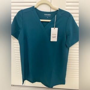 MATERNITY MANDALA TOP SCRUB